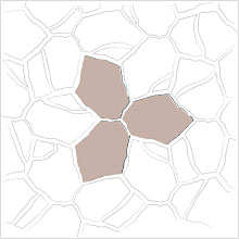 3 STONE TESSELLATED